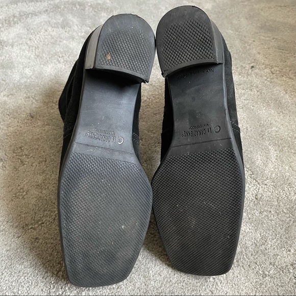 La Canadienne Suede Waterproof Square Toe Boots - Picture 6 of 8